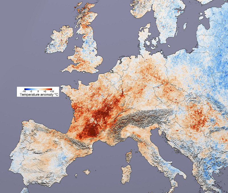 Fala upałów w Europie - 2003