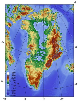 Topografia Grenlandii