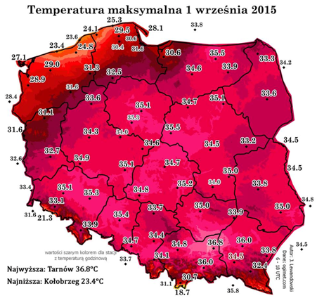 Najcieplejszy Rok W Polskiej Historii Pomiarow Naukaoklimacie Pl