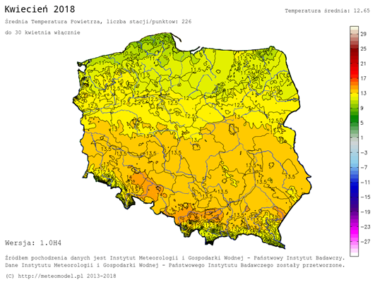 globalne ocieplenie w Polsce