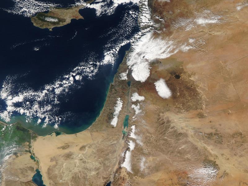 Śnieg na Bliskim Wschodzie