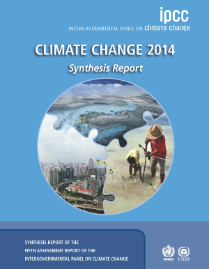 Okładka V raportu IPCC