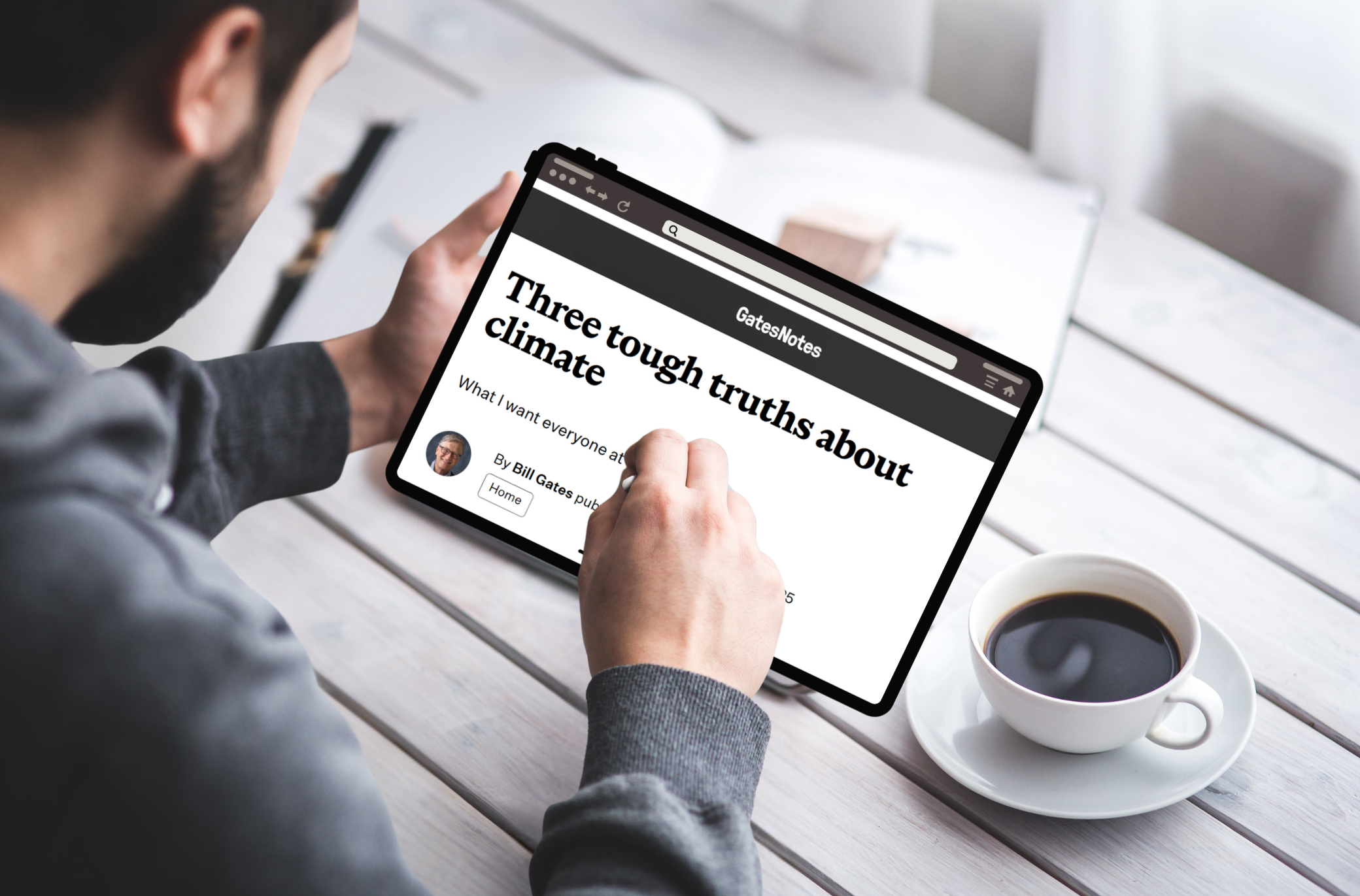 Co adekwatnie napisał o zmianie klimatu Bill Gates?