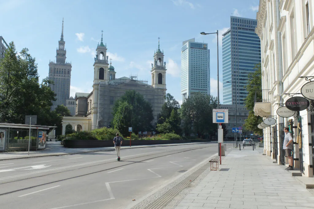 Zdjęcie: upał w Warszawie, 2024.