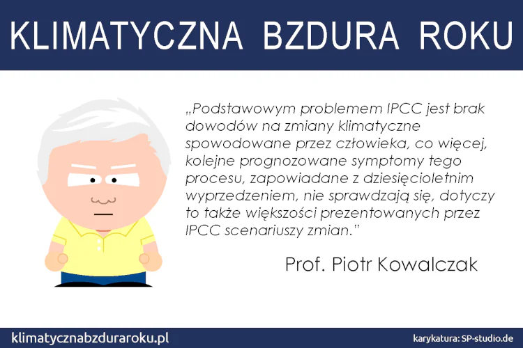 Klimatyczna bzdura roku 2024: Piotr Kowalczak