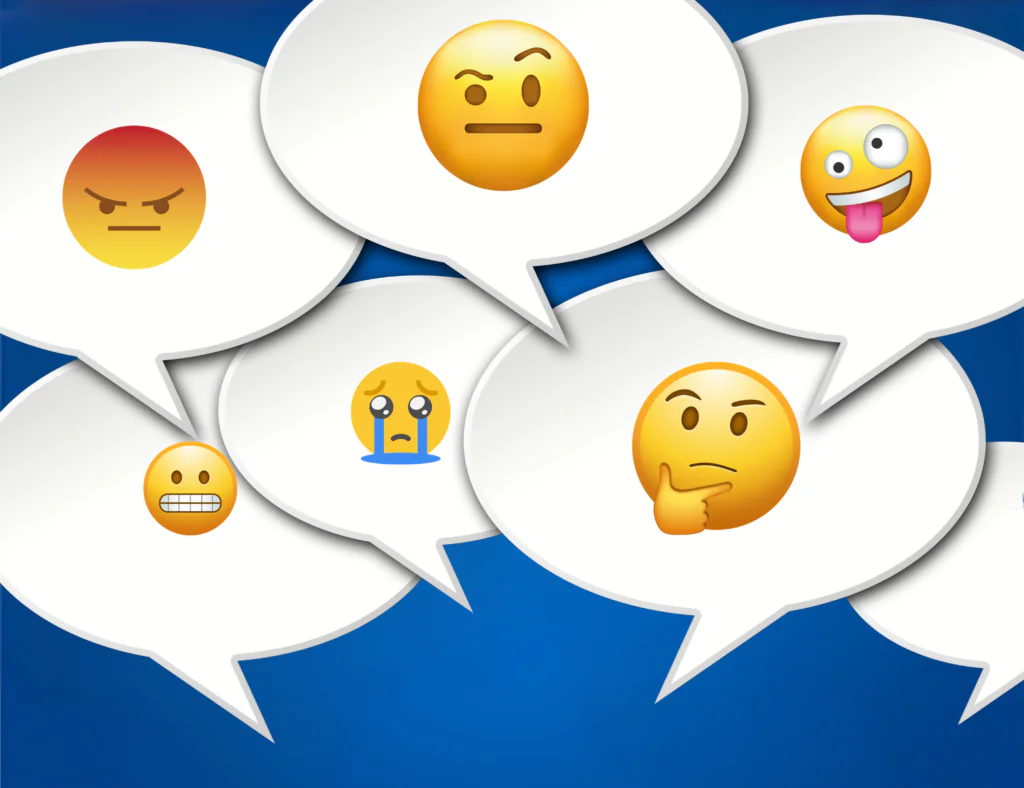 Obrazek dekoracyjny: dyskusje i emocje.