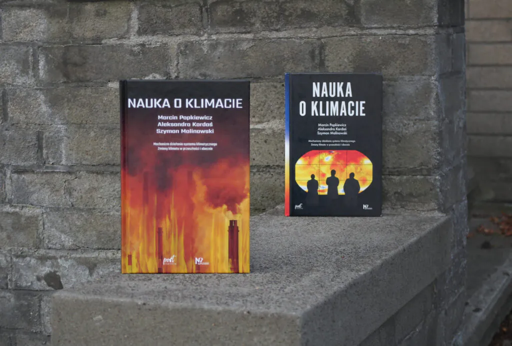 Zdjęcie: książki "nauka o klimacie", stare i nowe wydanie.